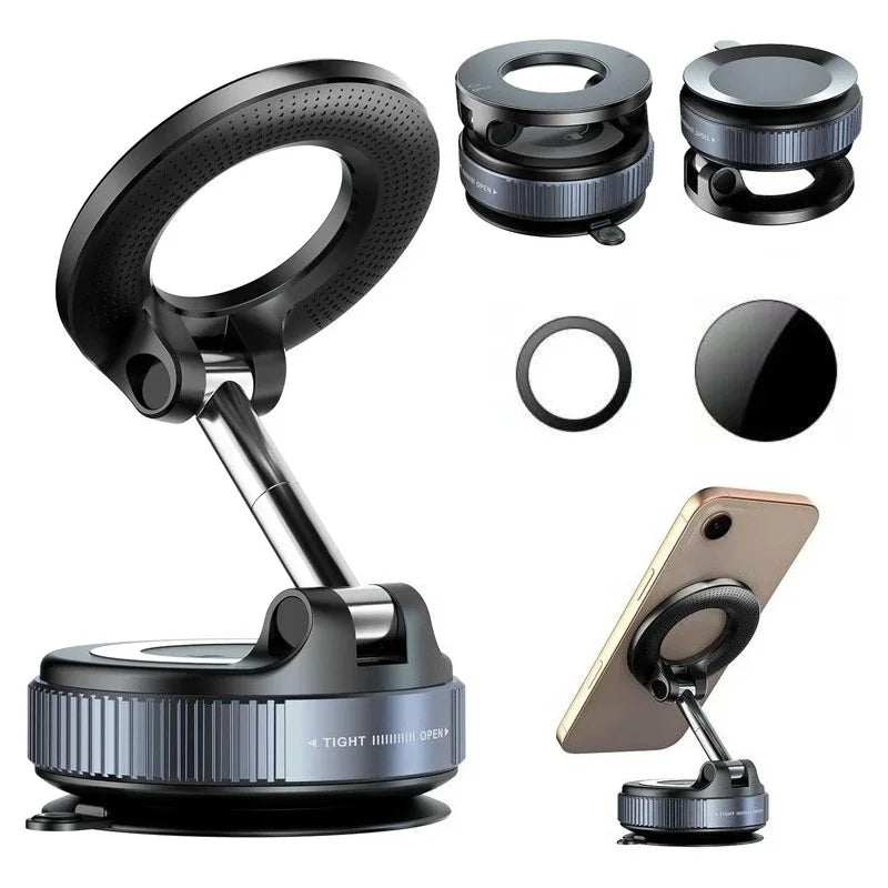 HOMEFISH K007 Magnetic Phone Holder｜Three-axis Rotation For Free Adjustment｜A Convenient Choice For Multiple Scenarios.