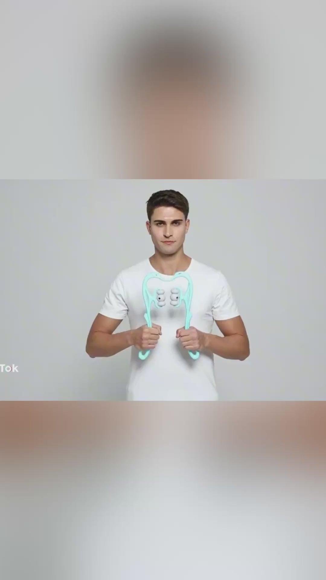 Multifunctional Manual Six-wheel Neck Massager Massage Relieve Roller Massage Tool